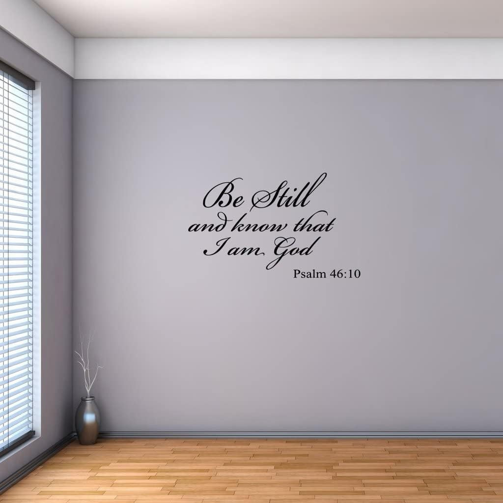 Psalm 46:10 Vinyl Wall Art Quote Wall Decals – Home Decor