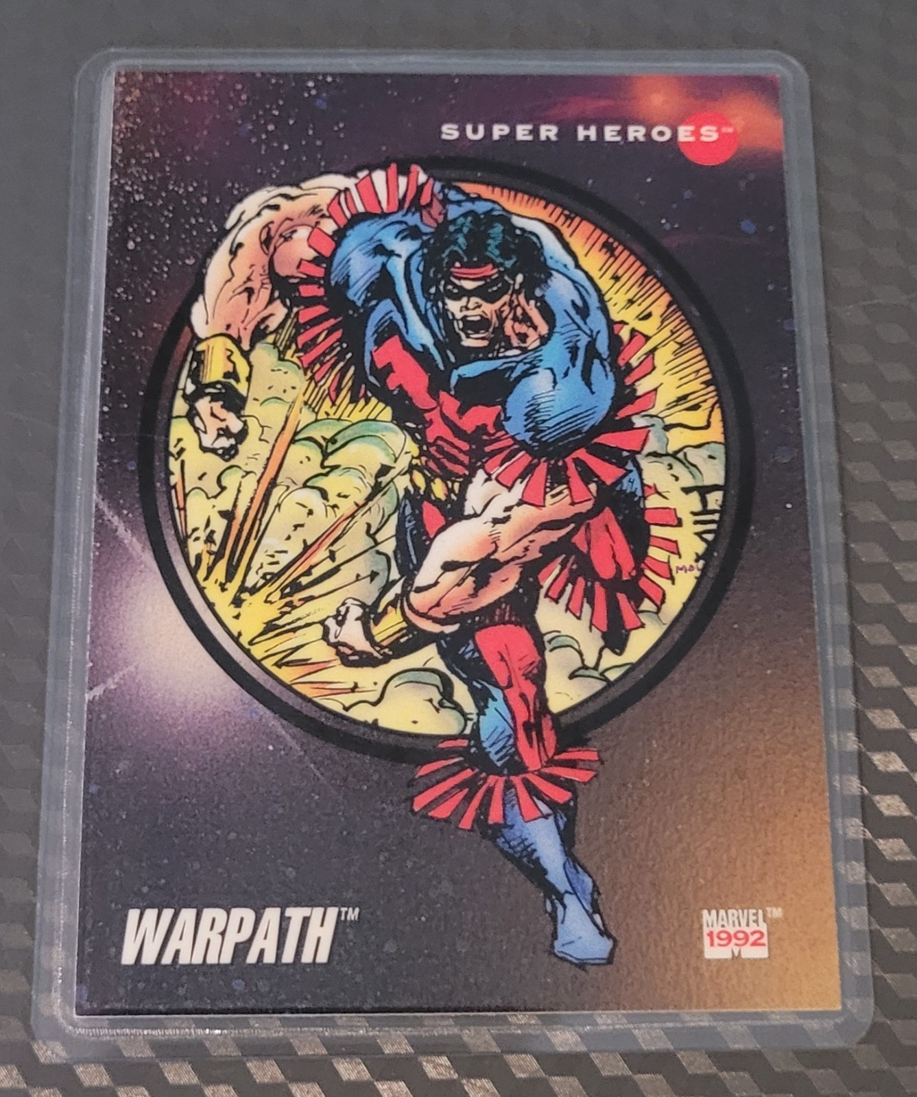 Impel Marvel Universe Superheroes Fridge/Locker/Cabinet Laminated Magnet 1990's