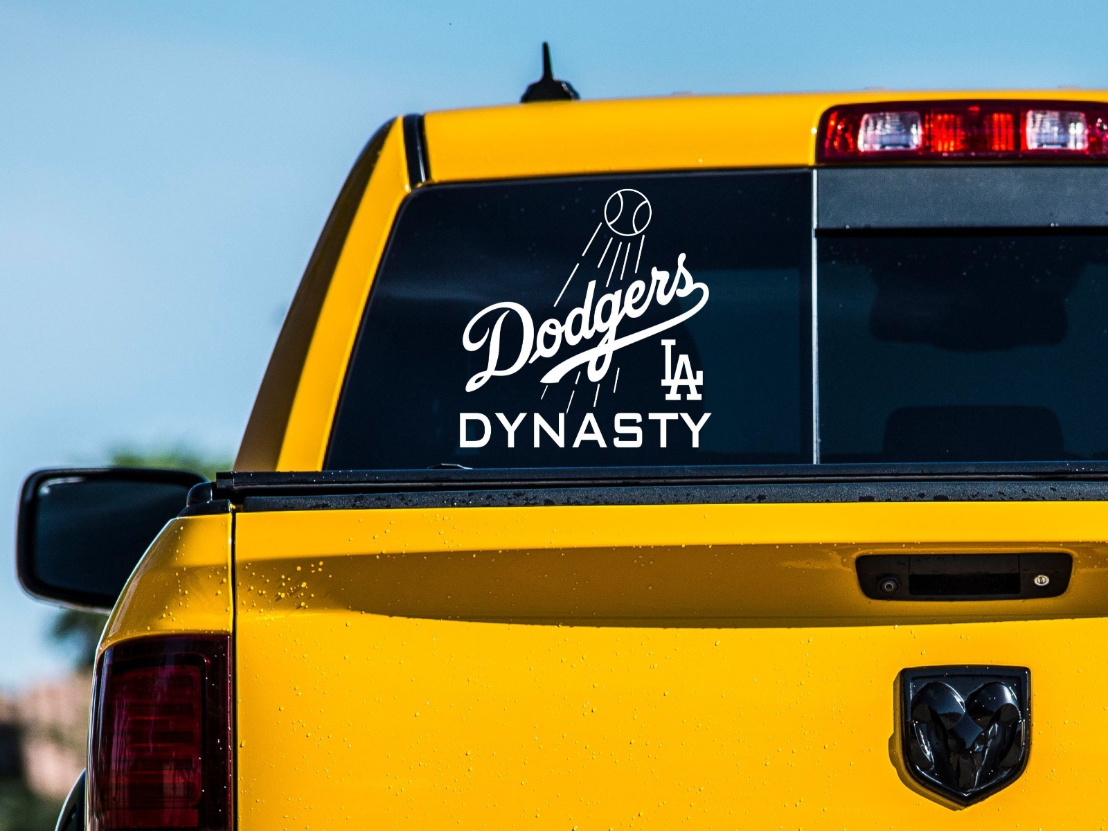 Los Angeles Dodgers Dynasty Vinyl Decal Sticker Car Truck SUV Cup Mug Laptop