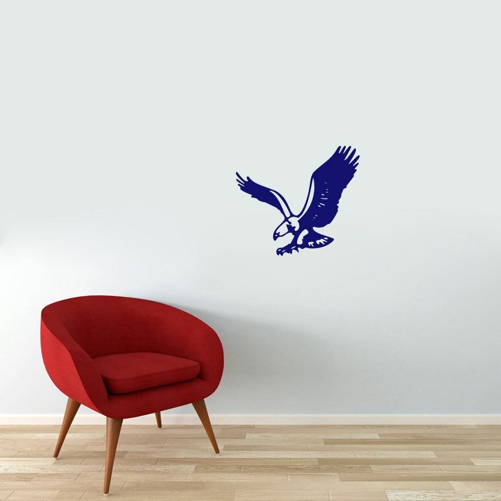 Flying Eagle Wall Decal – Animal, Birds, Patriotic, America, Freedom, Wall Decor