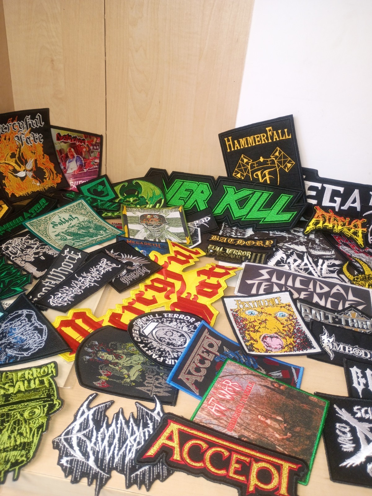 78 Death Metal Iron On Patches Lot Sale