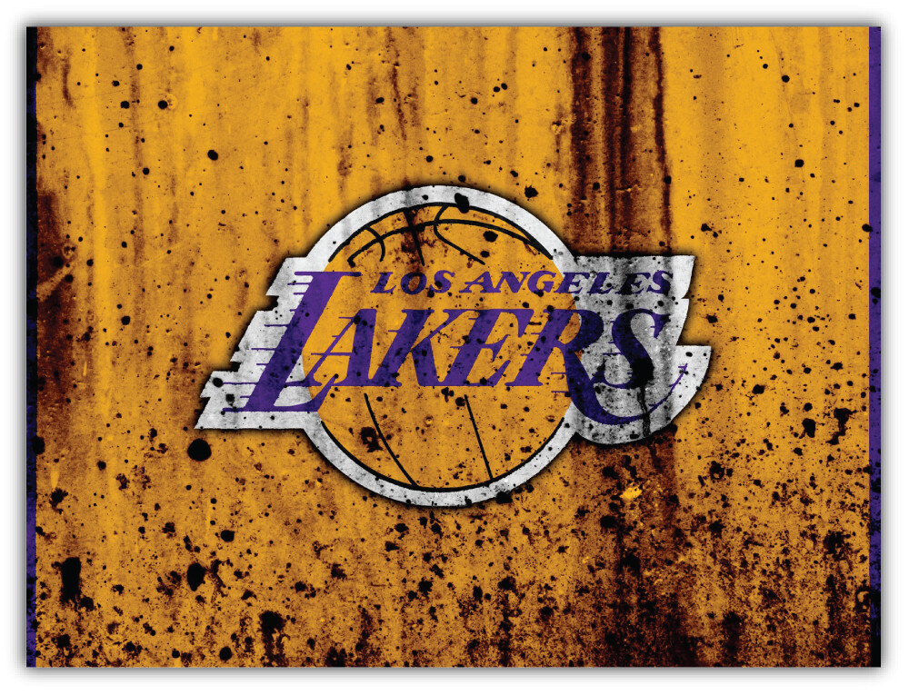 Los Angeles Lakers NBA Basketball Sport Logo Car Bumper Sticker Decal "SIZES"