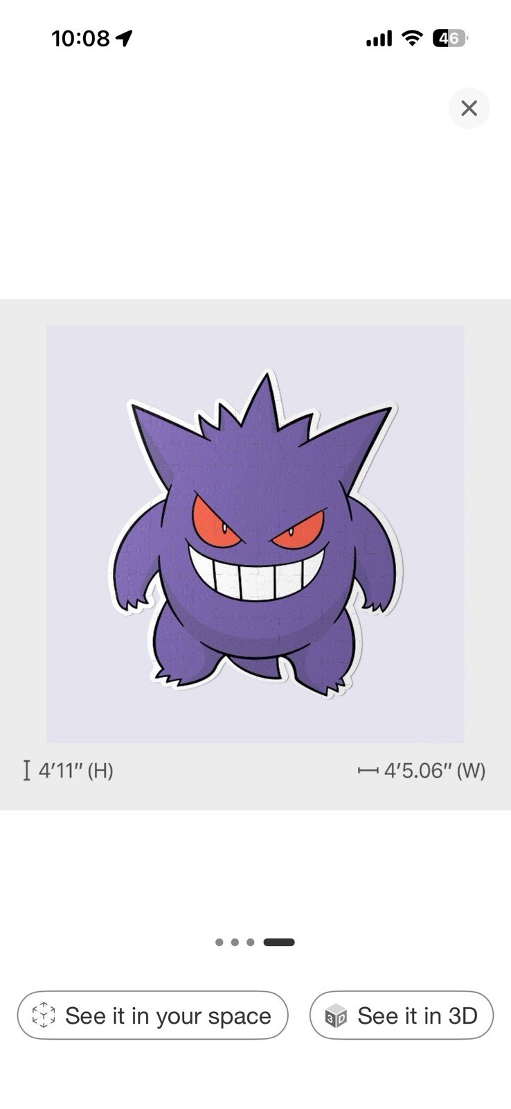 Gengar Puzzle – Pokémon x Target DEADSTOCKK NO RESTOCK