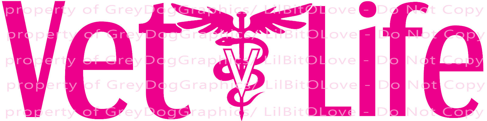 Vet Life Vinyl Decal Veterinary Medicine Animals Technician Sticker Pets