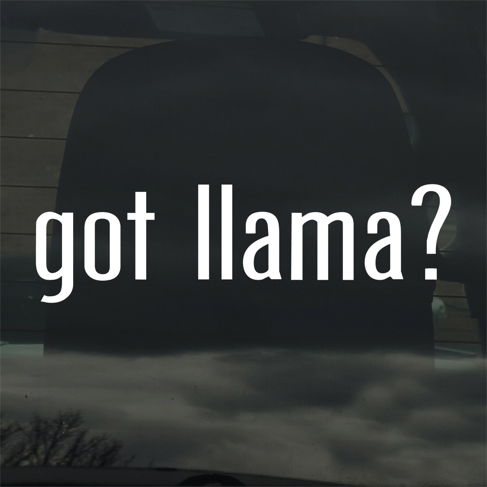 Got Llama? Custom Vinyl Sticker / Decal Alpaca, Animal, Farm, Nature
