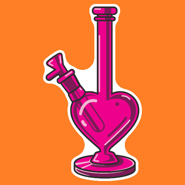 Canna Be My Valentine Sticker Stoner Vinyl Decal UV Safe Weatherproof 420 Art
