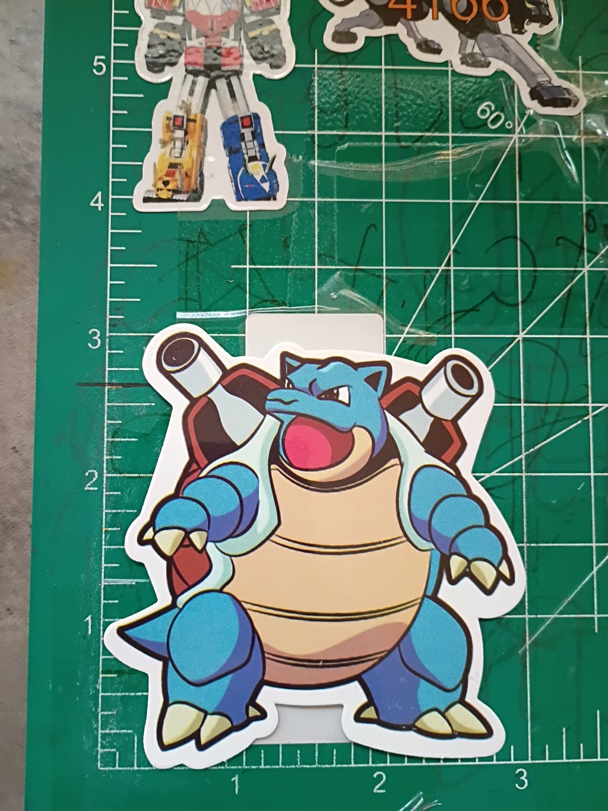 POKEMON STICKER XBLASTOISE 3X3 INCHES STICKER X VYNIL DIE CUT STICKER HIGH GLOSS