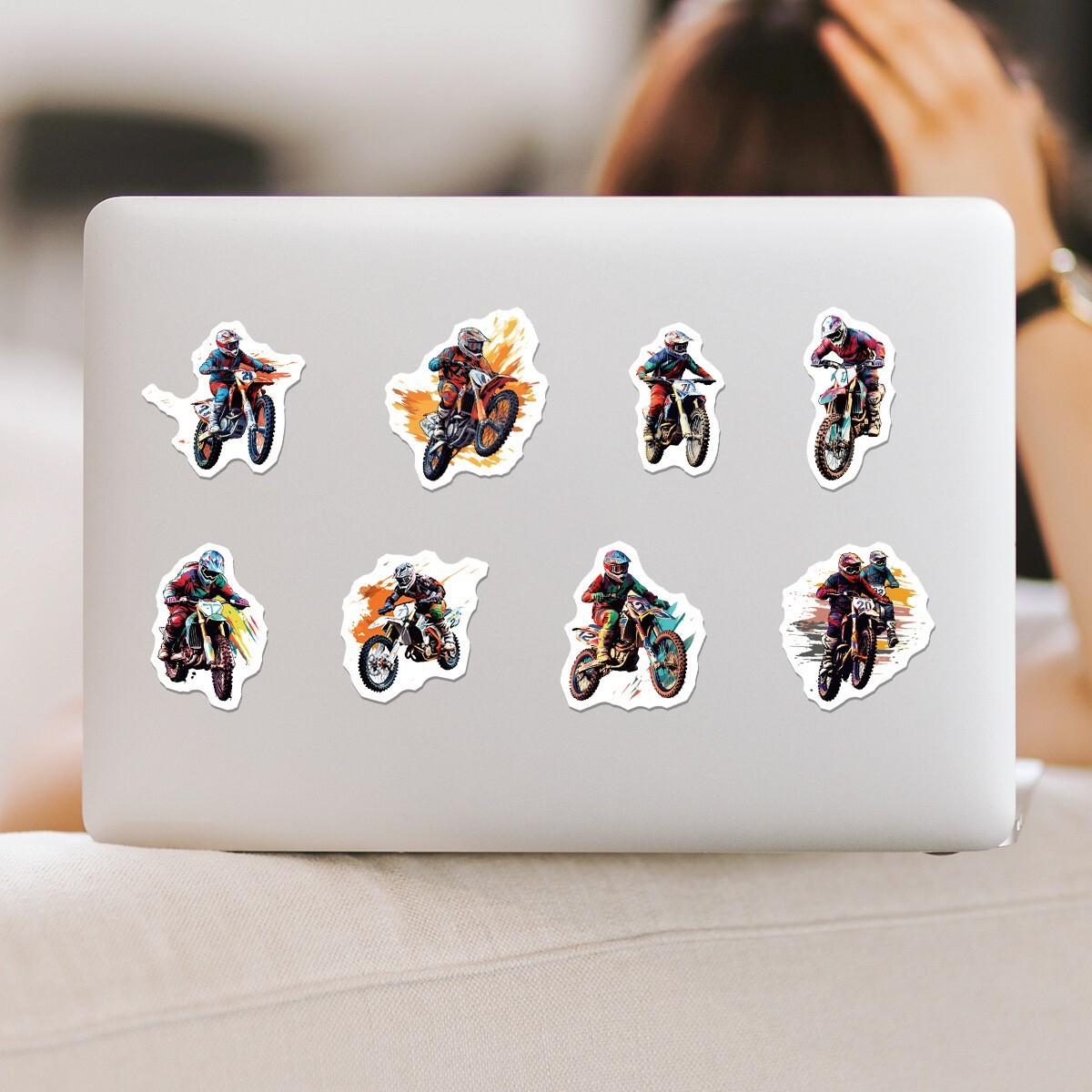 50 Pcs Stickers Off-road Motorcycle Dirt Bike Luggage Skateboard Phone Laptop