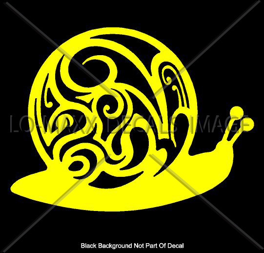 Fancy Snail Unique Creative Decorative Design High Quality Die Cut Vinyl Decal