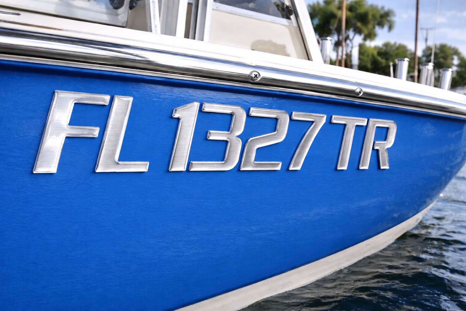 Boat Registration Numbers and Letters – Raised Domed Marine Decals for Boats