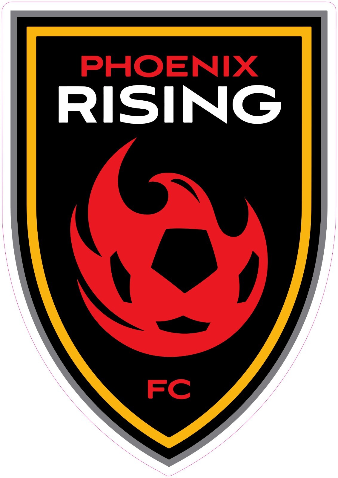 Phoenix Rising FC Soccer Vinyl Decal Sticker Car Truck Bumper Laptop Mug Tumbler
