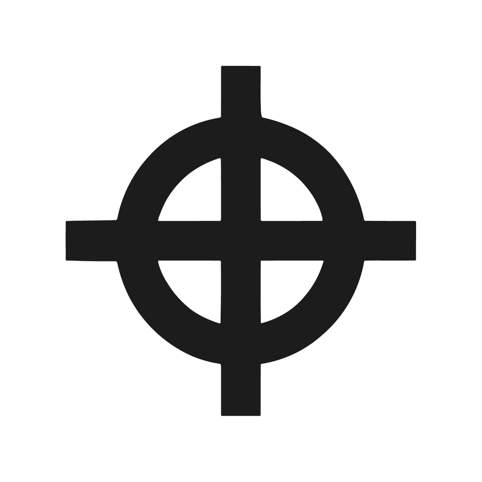 Celtic Cross Vinyl Decal Odin cross Irish Cross symbol Sticker