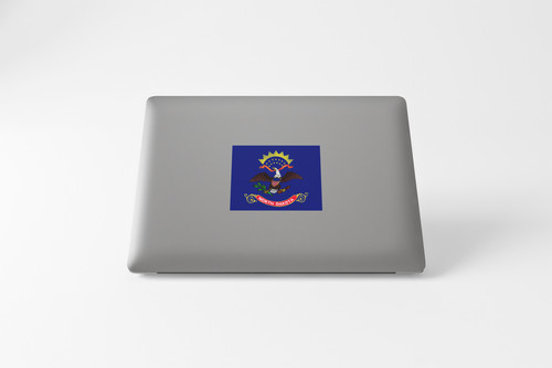 State of North Dakota Flag Sticker Decal USA North Dakota State
