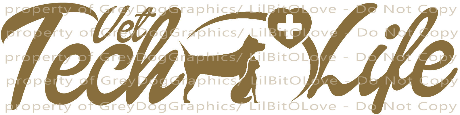Vet Tech Life Vinyl Decal Veterinary Medicine Animals Technician Sticker Pets