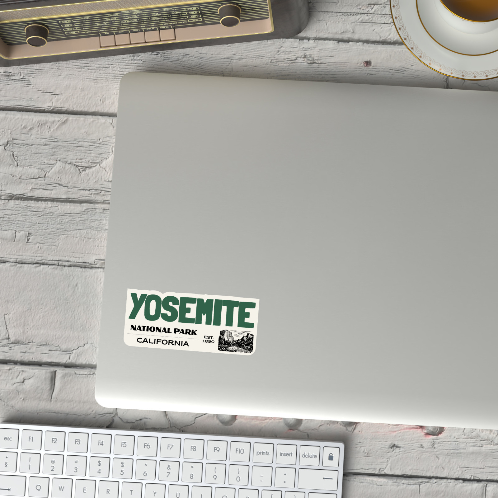 Yosemite National Park Sticker California Retro Travel Vinyl Decal