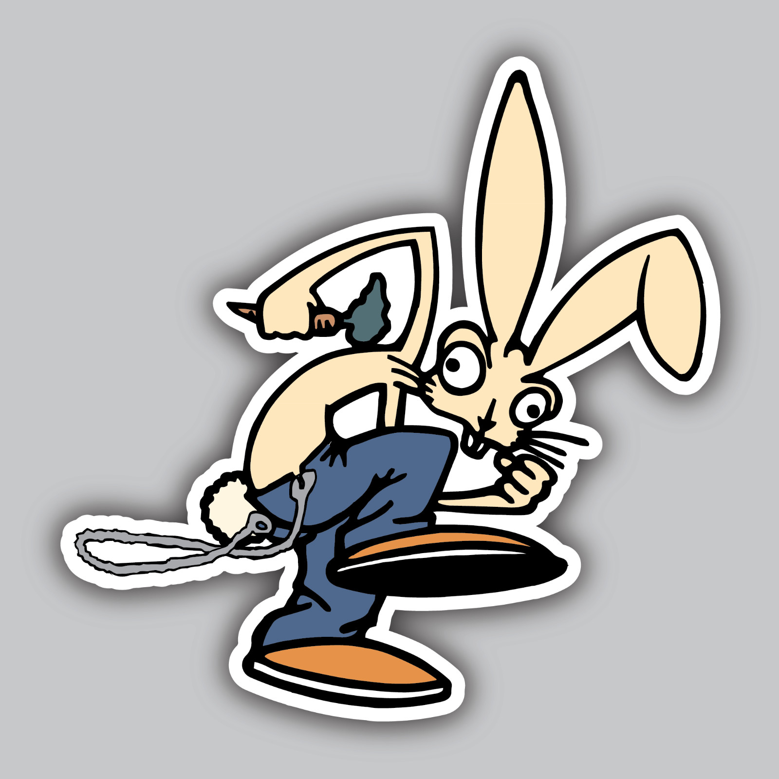 Blink 182 Vinyl Sticker/Decal -Skankin' Bunny Rabbit -Punk Rock -Mark Tom Travis