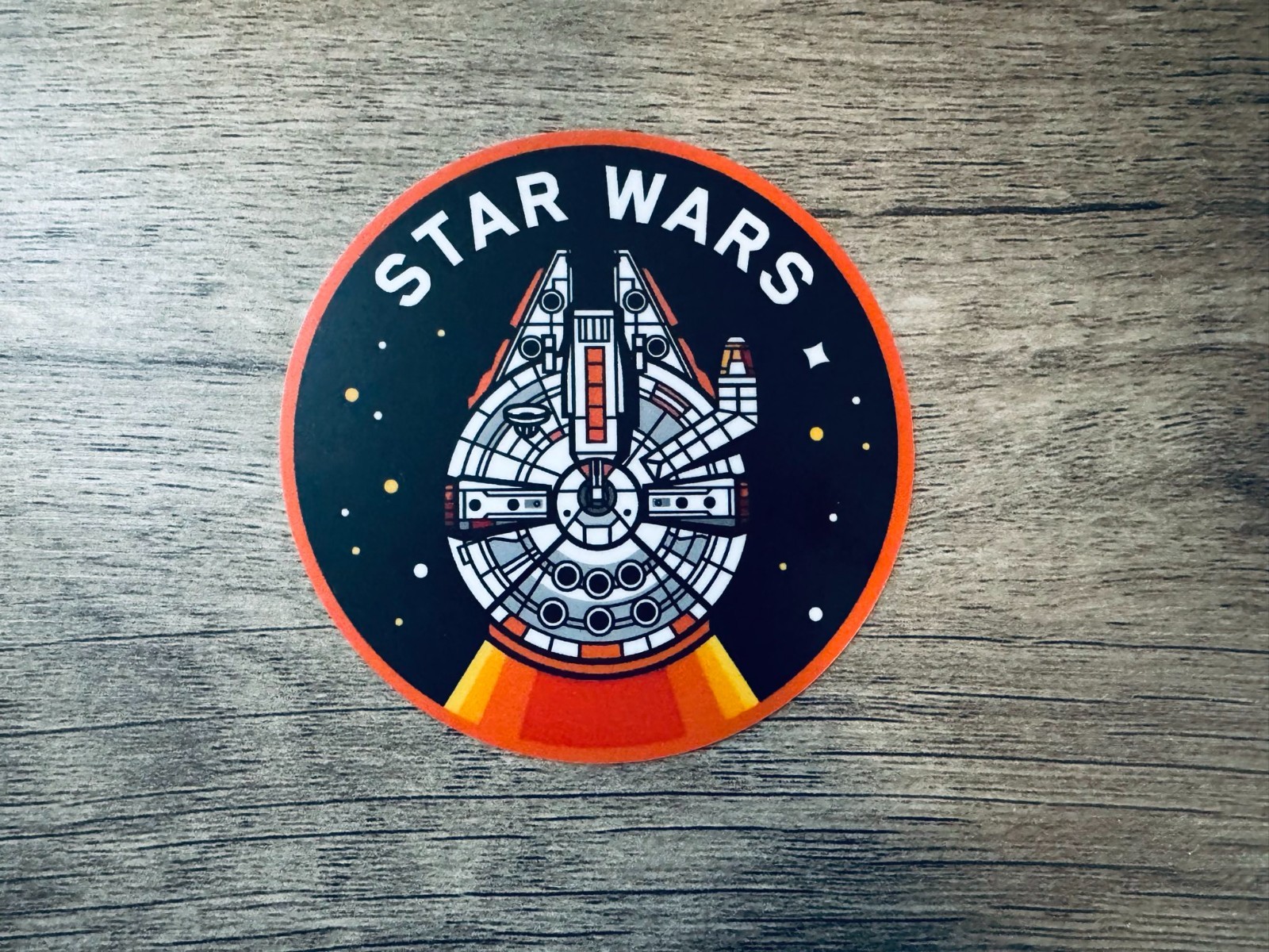 Star Wars Millennium Falcon 3" Vinyl Sticker Waterproof Matte Laptop Car Decal