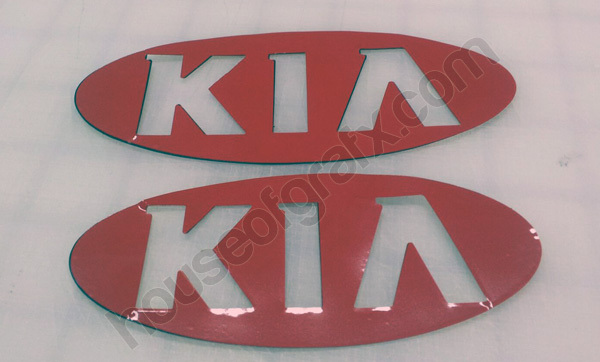 Front & rear emblem overlay graphic sticker decal decals ONLY fit 2012 Kia Soul