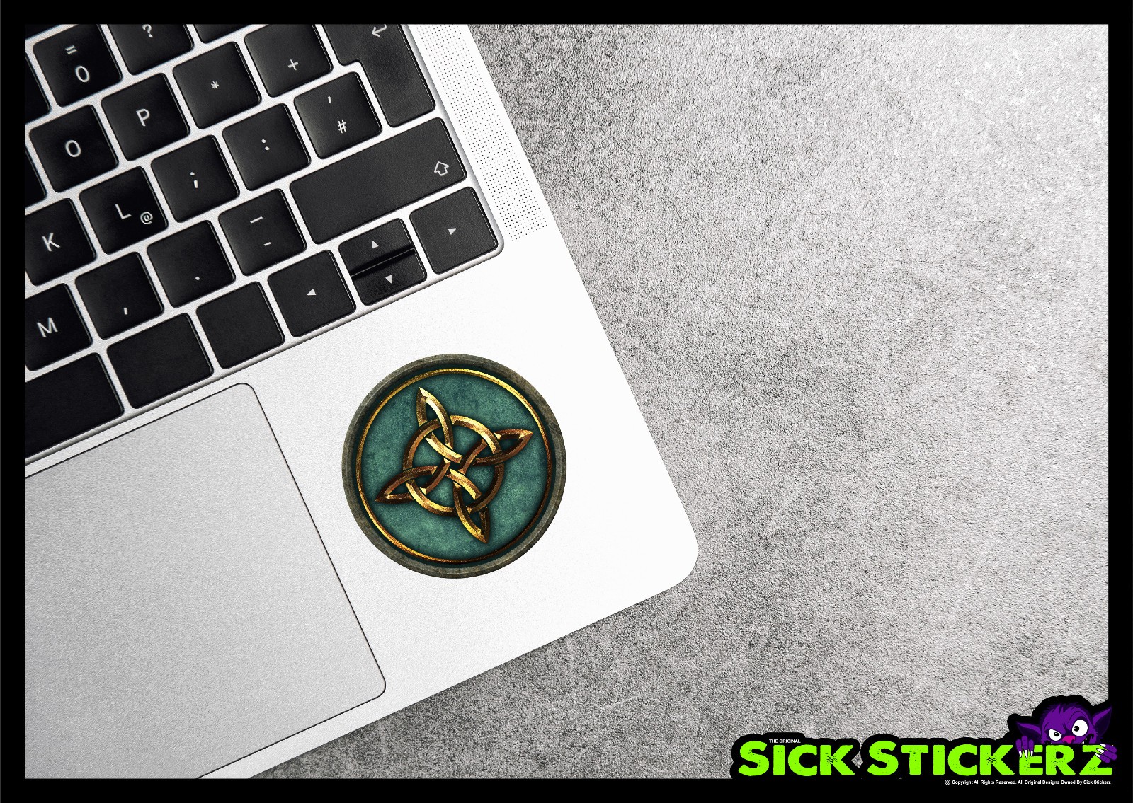 Wiccan Symbol Protection Sticker Decal Car Emo Goth Witch Warlock Witchcraft