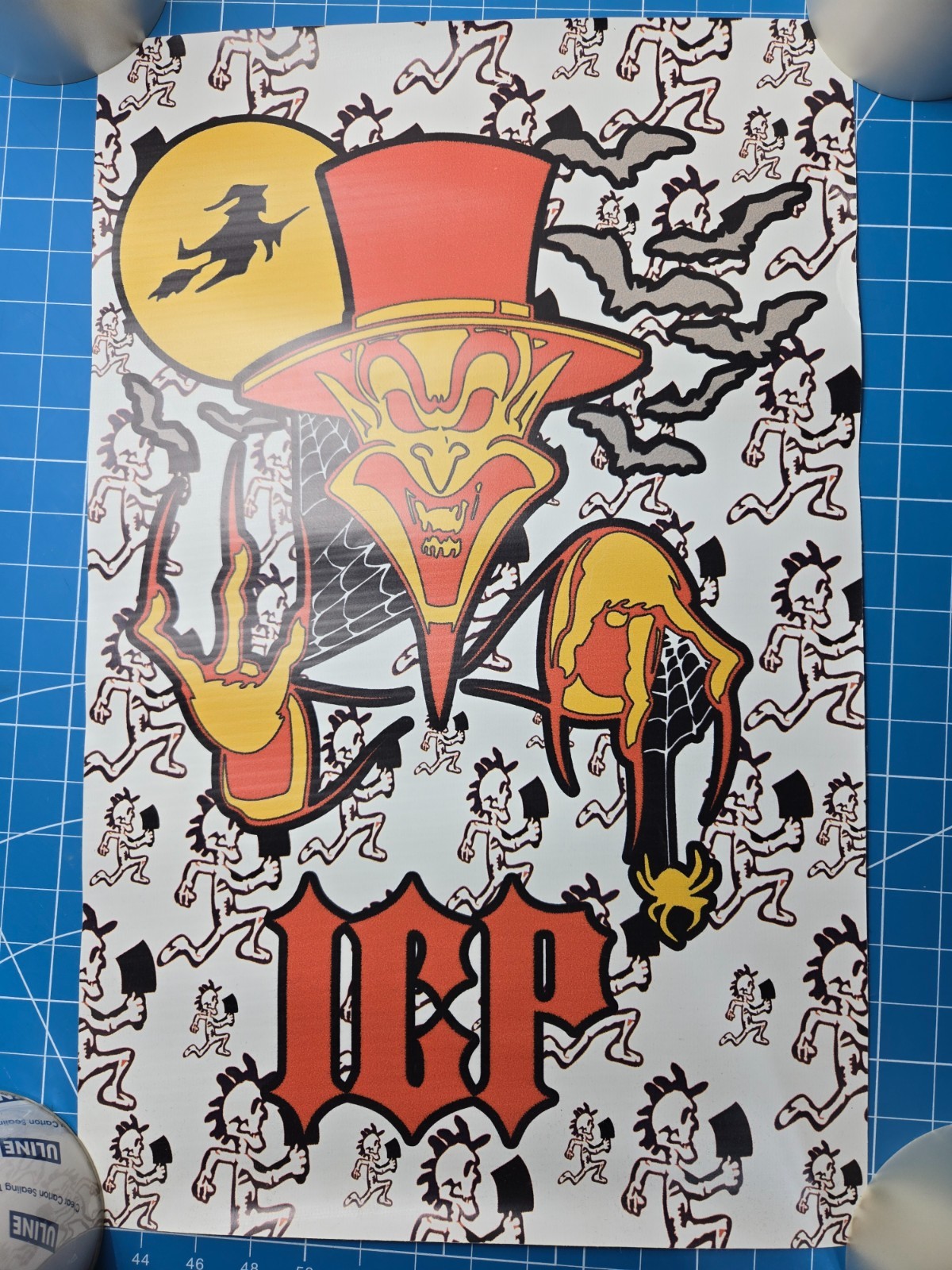 HALLOWICKED HEAVY CANVAS POSTER LOT icp insane clown posse twiztid rare 2 DOPE