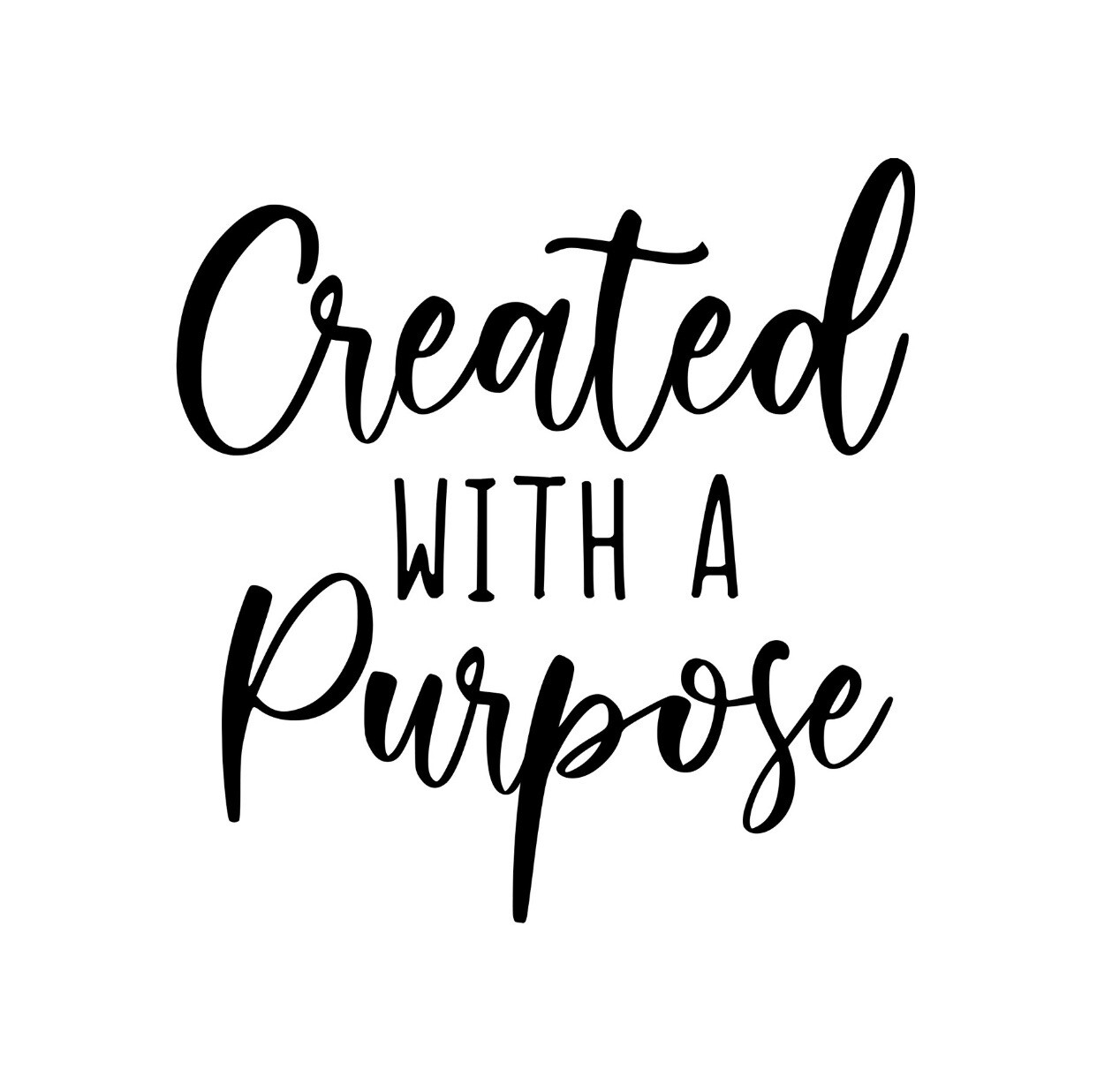 Created W Purpose Super Vinyl Decal Stickers Living Bible Verse Many Colors Holy