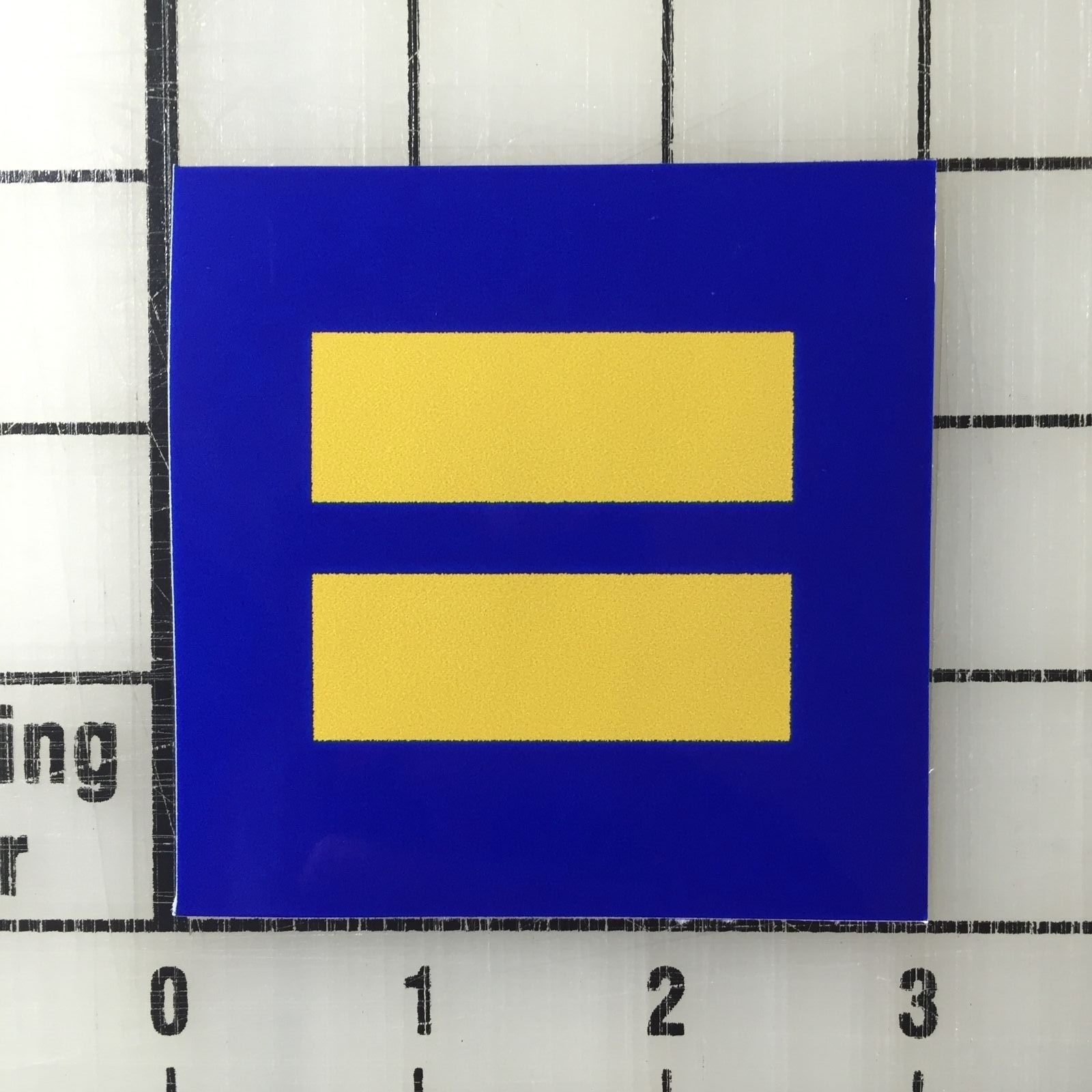 Gay Equality Symbol LGBT 3" Wide Multi-Color Vinyl Decal Sticker – BOGO