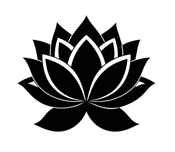 Lotus Blossom flower vinyl sticker decal – many sizes / colors available
