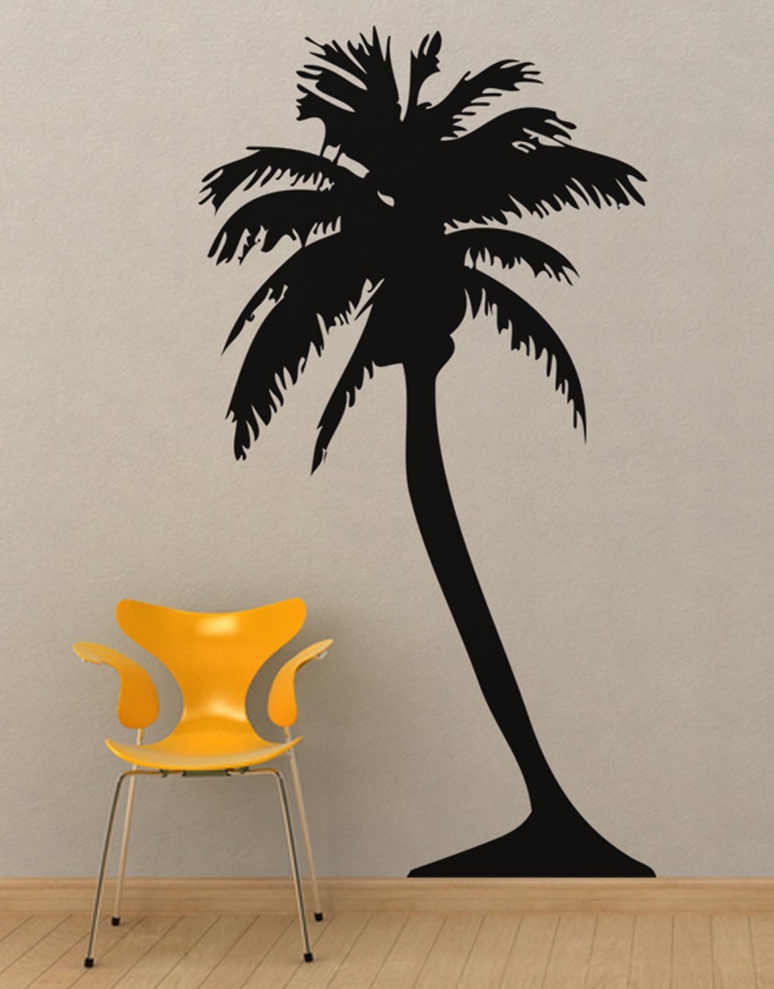 Large Palm Tree Wall Decal Sticker. Nursery Room Tree Wall Sticker. #132