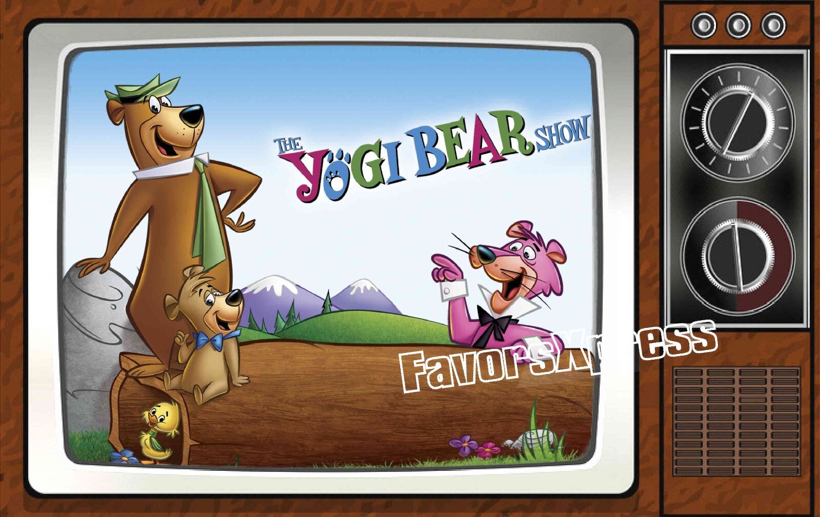 The Yogi Bear Show Classic TV Show PHOTO MAGNET 4 X 2.5 INCHES
