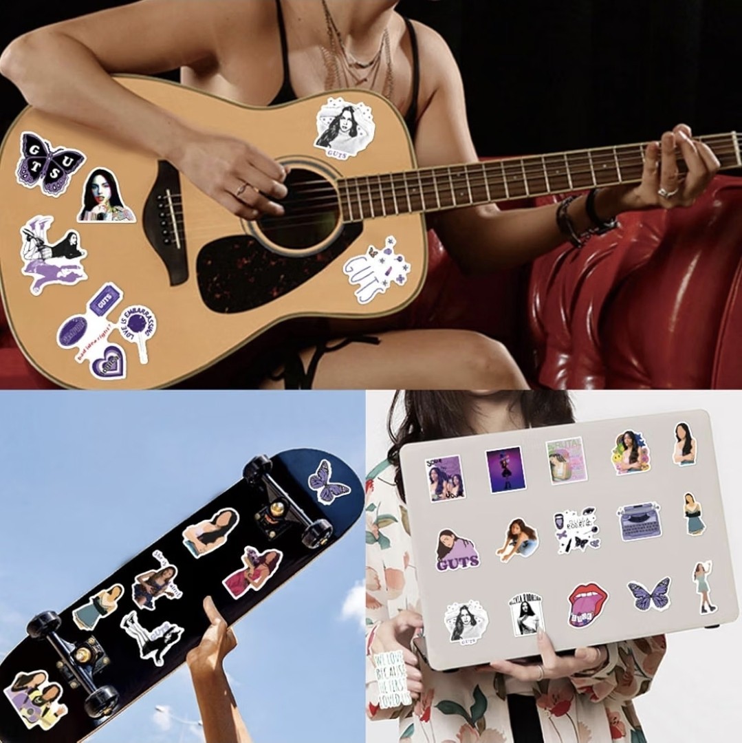 50pc Olivia Rodrigo Stickers Assorted Aesthetic – Vinyl Decals
