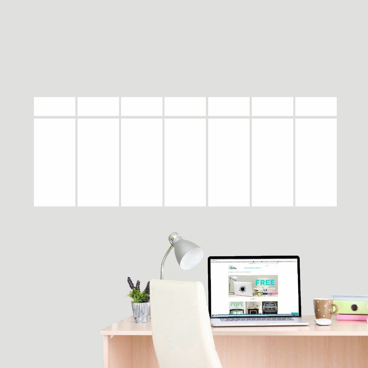 This Week Dry Erase Calendar Wall Decal – Organizing, Schedule, Calendar