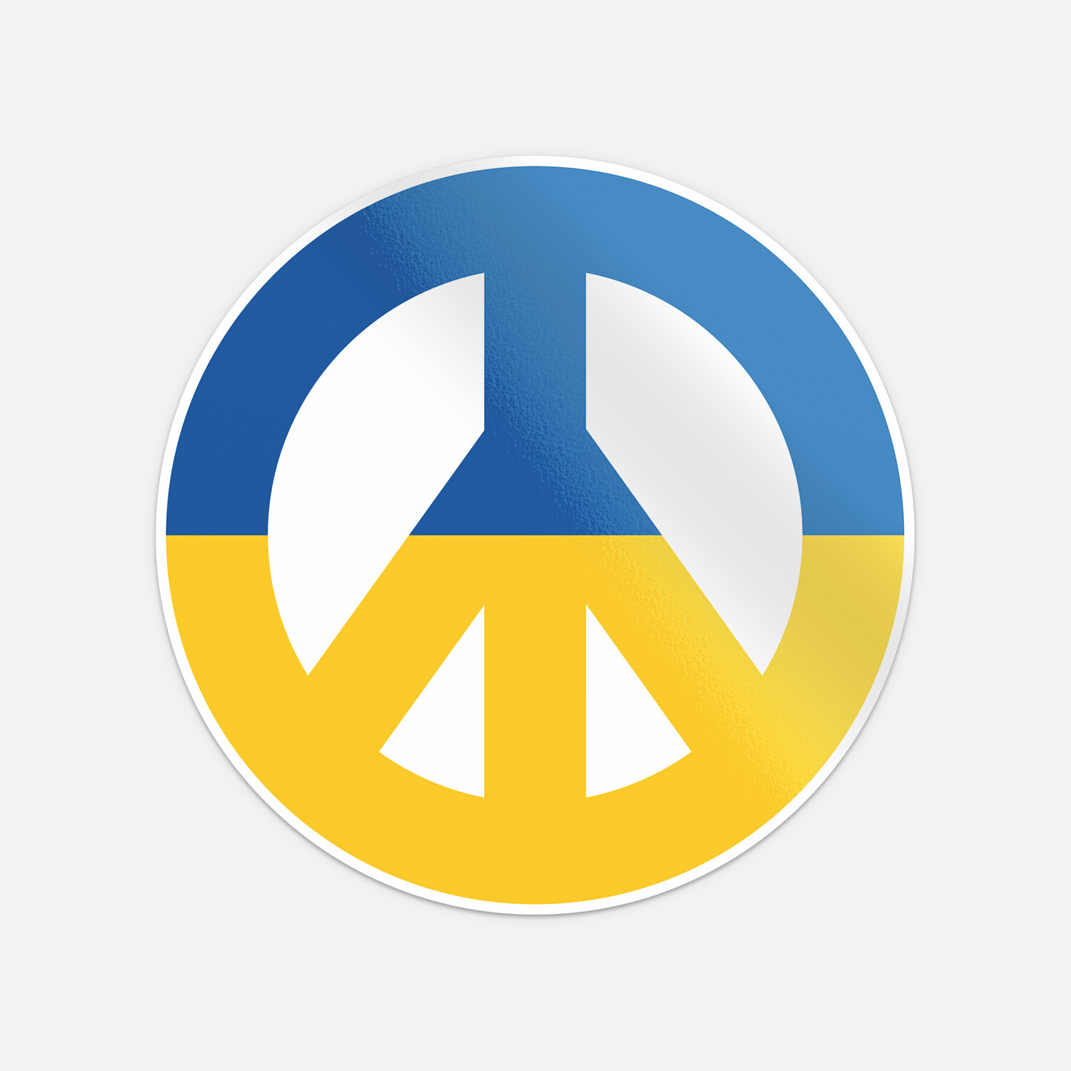 Freedom Ukraine Flag Peace Car Bumper Vinyl Sticker Decal