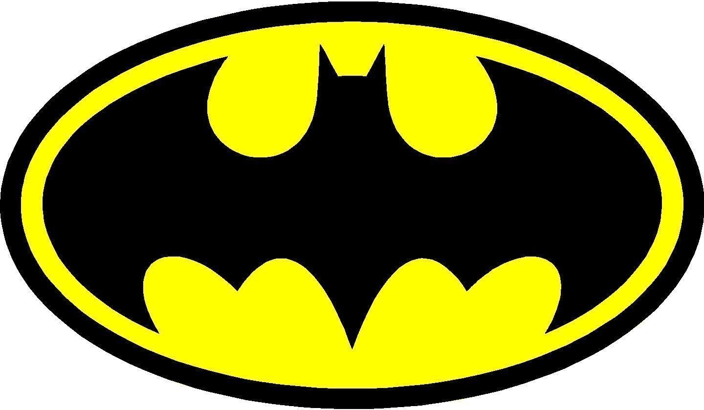 2x BATMAN LOGO DECAL STICKER 5.6" Laptop Comic Dark Knight Colored BUY2GET1FREE