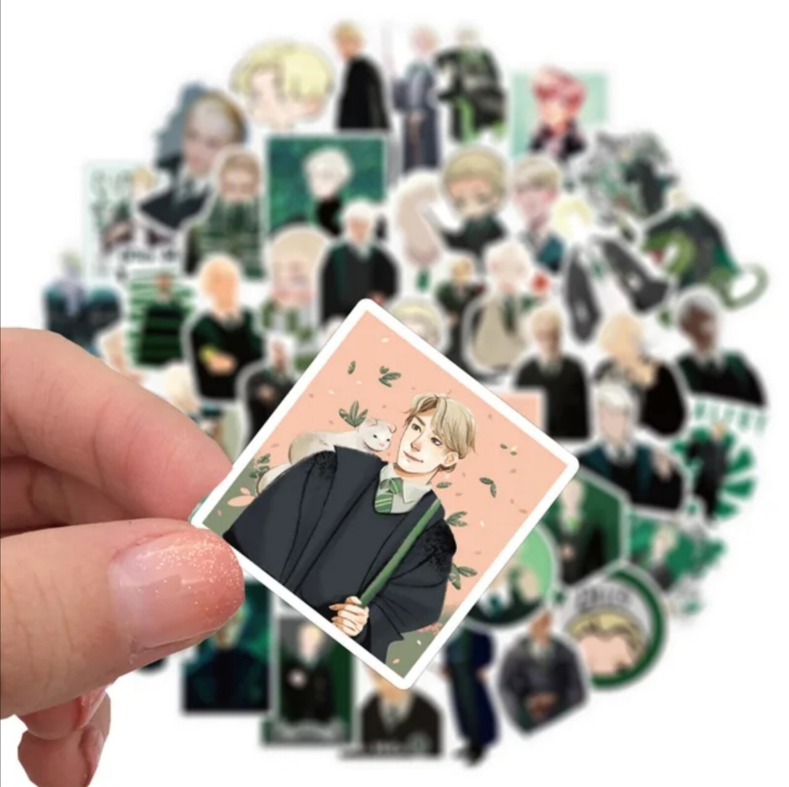 10 PCS Harry Potter Series Draco Malfoy Character Stickers BRAND NEW