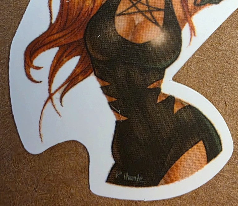 Halloween Sticker Girl Witch Vampire Ghost Zombie Demon Gothic Comic Anime Manga