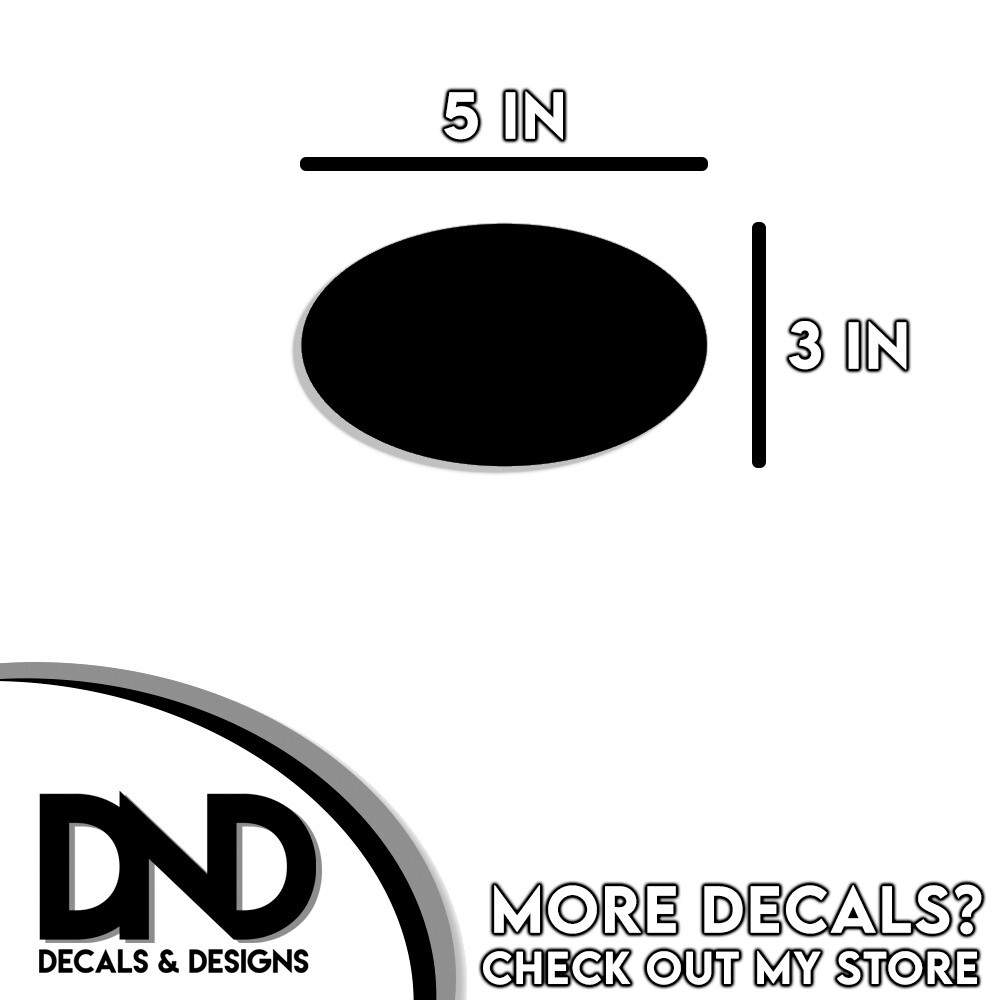 Deuteronomy 31:6 Oval Sticker Christian scripture bible Deut decals 2 Pk 5" Wide