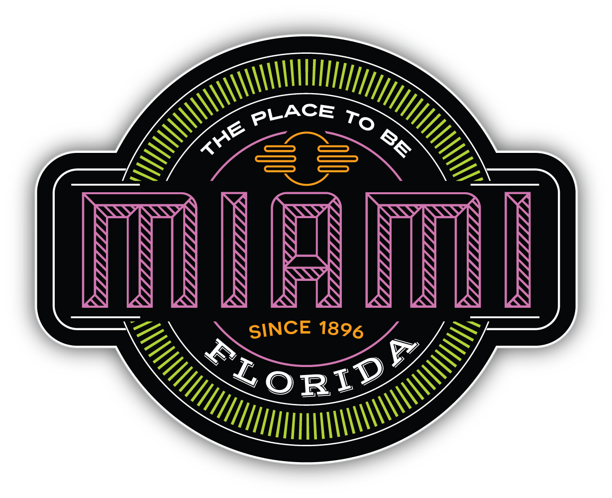 Miami City Florida USA State Vinyl Sticker Decal