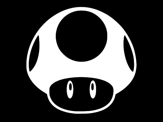 MARIO BROTHERS MUSHROOM Vinyl Decal Car Wall Window Sticker CHOOSE SIZE COLOR