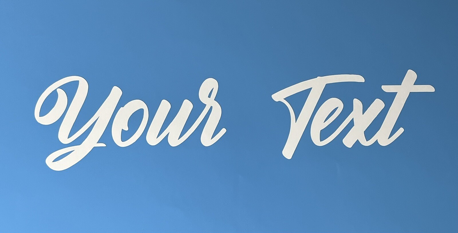Custom Text Sticker Decals Vinyl Lettering – ANY TEXT – ANY FONT – VINYL DECALS