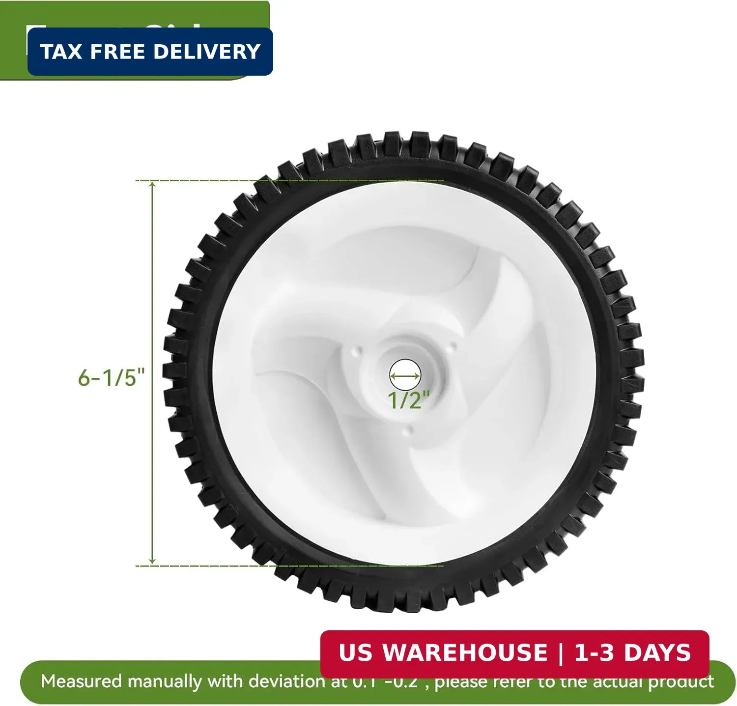 532403111 Front Drive Wheels Fit for Craftsman Mower – 194231X427 Front Tires Wh