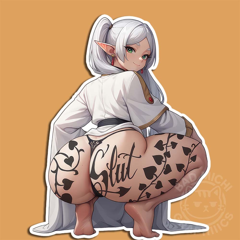 Frieren Sexy Hot Waifu 5pc Set 3in. Anime Car Laptop Vinyl Decal Sticker USA