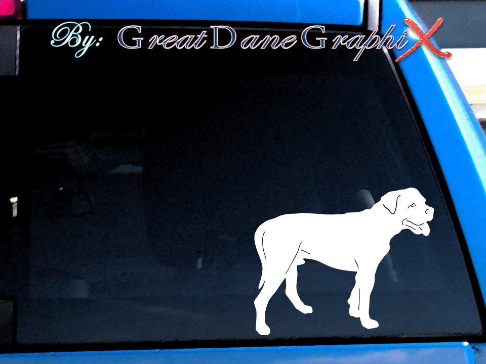 Bulldog Figure & Decal Set – 3D Printed – Paintable DIY Dog Combo Set