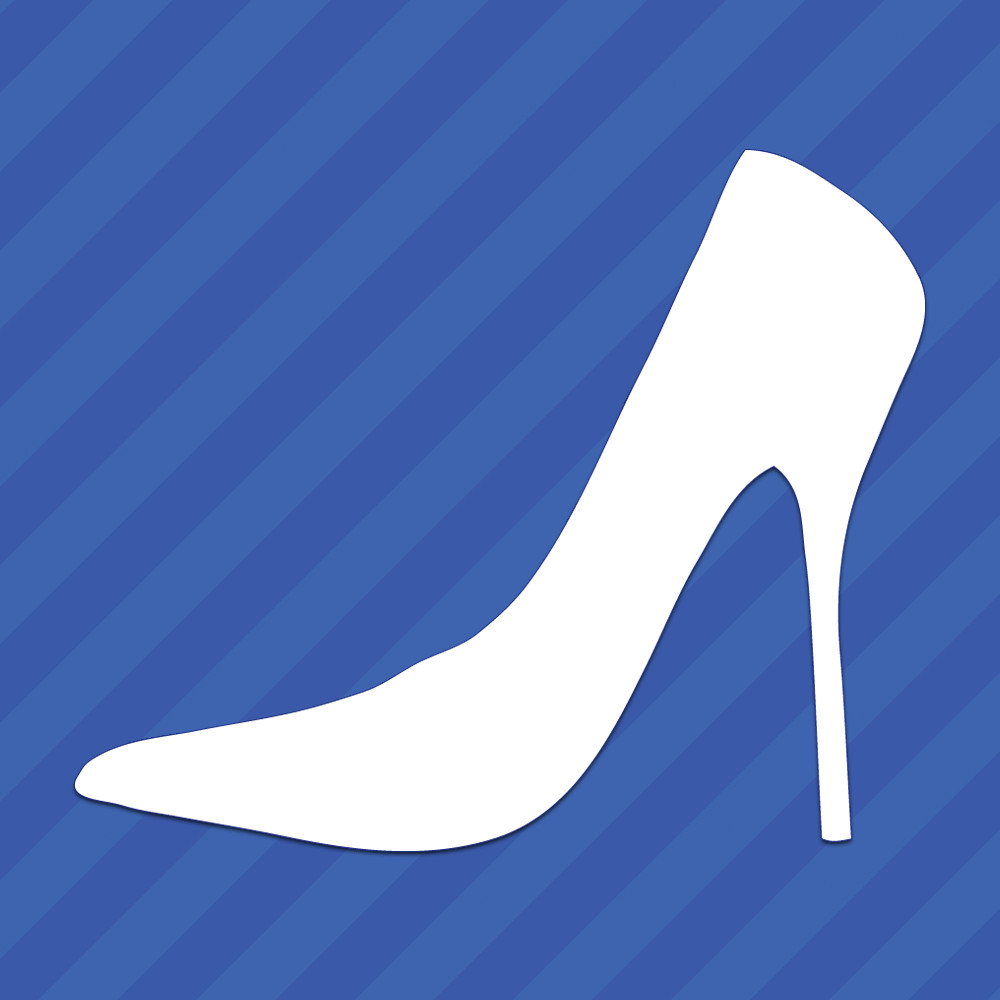 Stiletto High Heel Shoe Vinyl Decal Sticker
