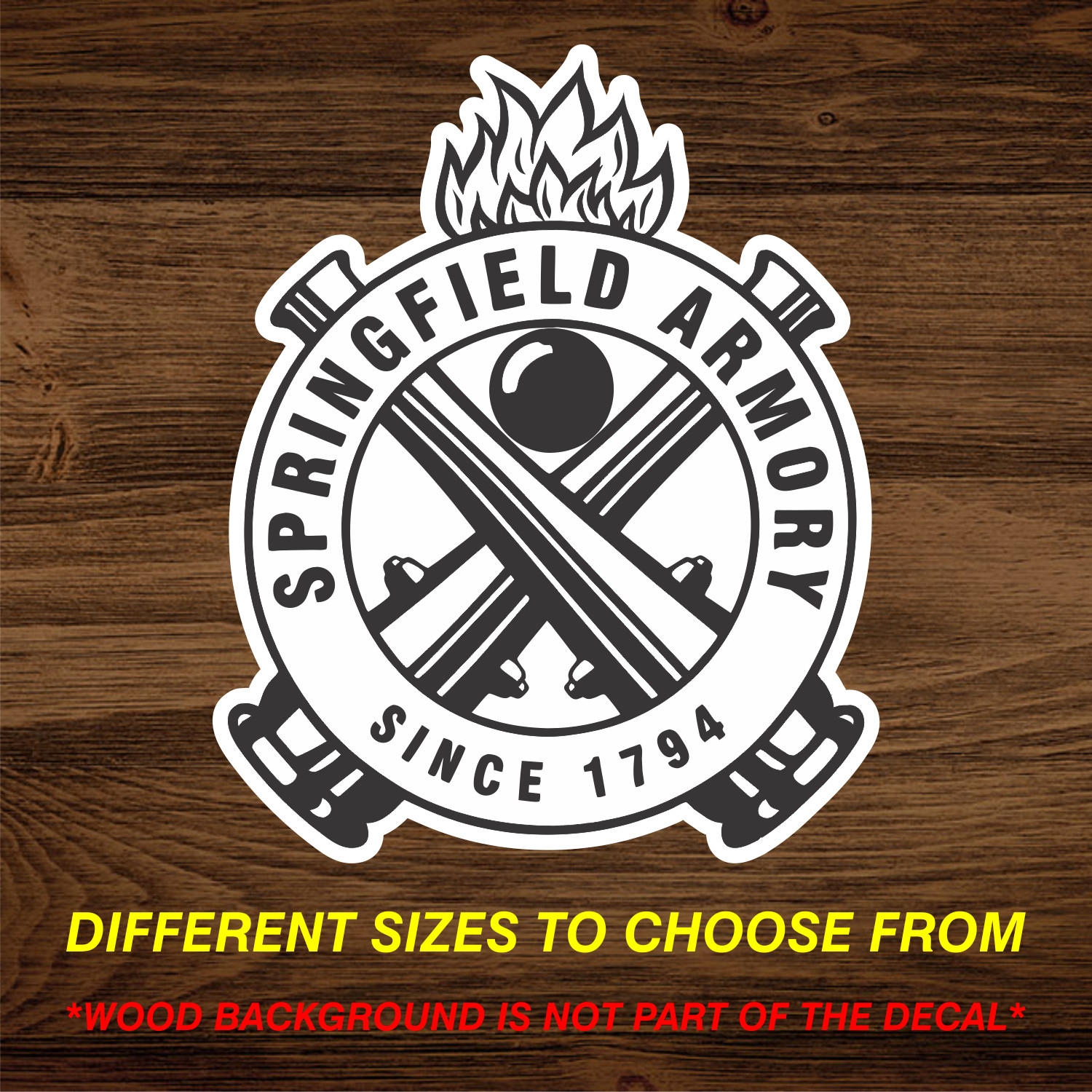 Springfield Armory Gun Firearms Vinyl Decal Sticker Free Shipping
