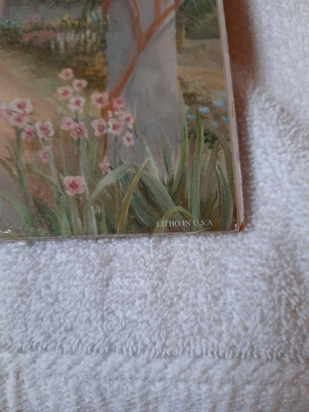 Vivian Flasch Print 2002 "Tropical Terrace 1" Home Decor. Art