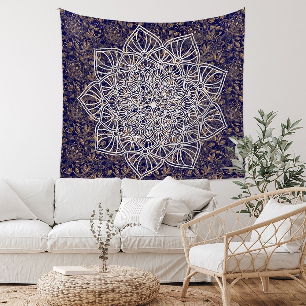 Vibrant and Colorful Mandala Wall Decor Perfect for Bohemian and Hippie Lovers