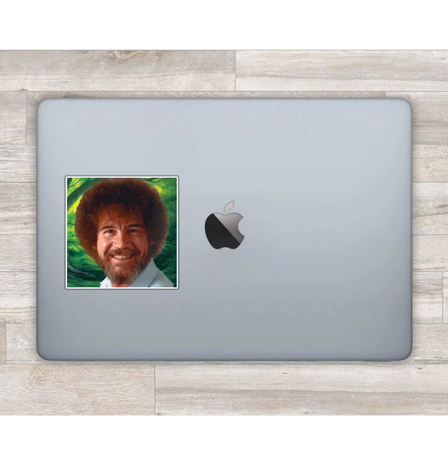 Bob Ross Happy Trees Fridge Magnet or Laptop Sticker