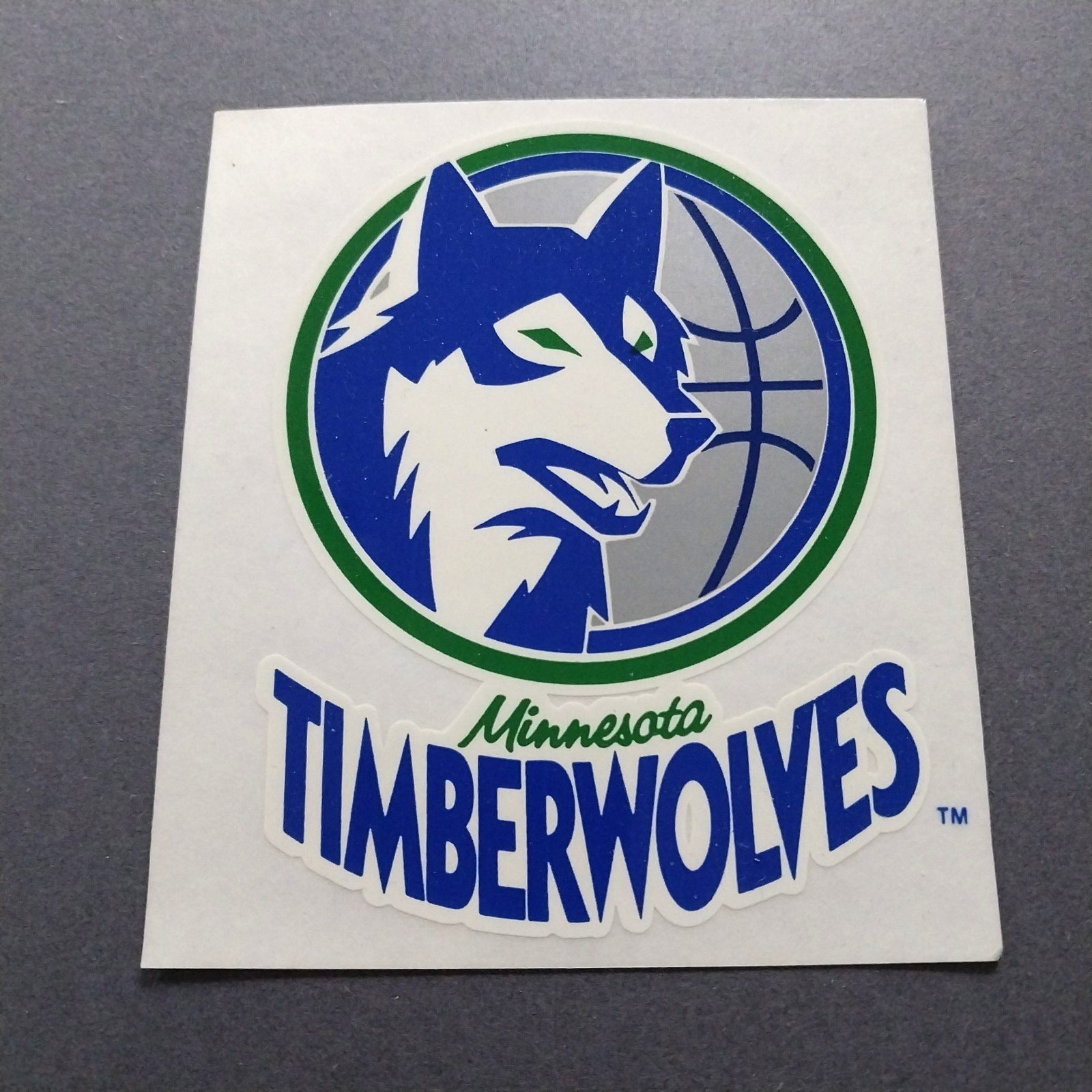 Minnesota MN Timberwolves Transparent Sticker Decal Vintage 4.5"x4"