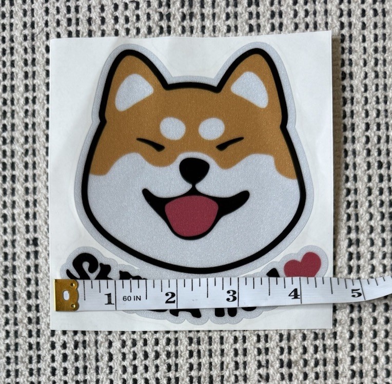 NEW 1Pcs Shiba Inu Cute Pet Dog Animal Decal Sticker Decor Car Laptop Window
