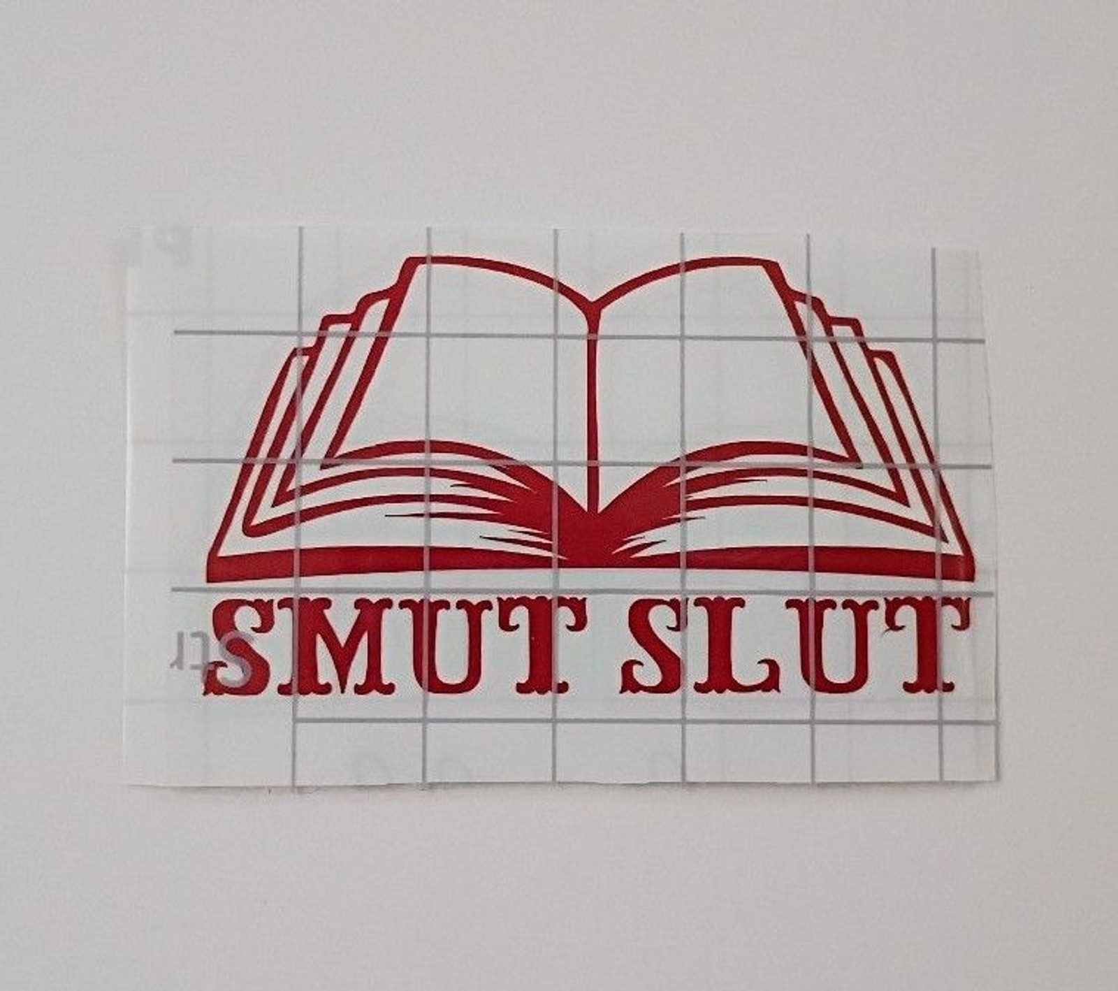 Smut reader Vinyl Decal romance book Sticker Car Window Laptop Decals 3 in